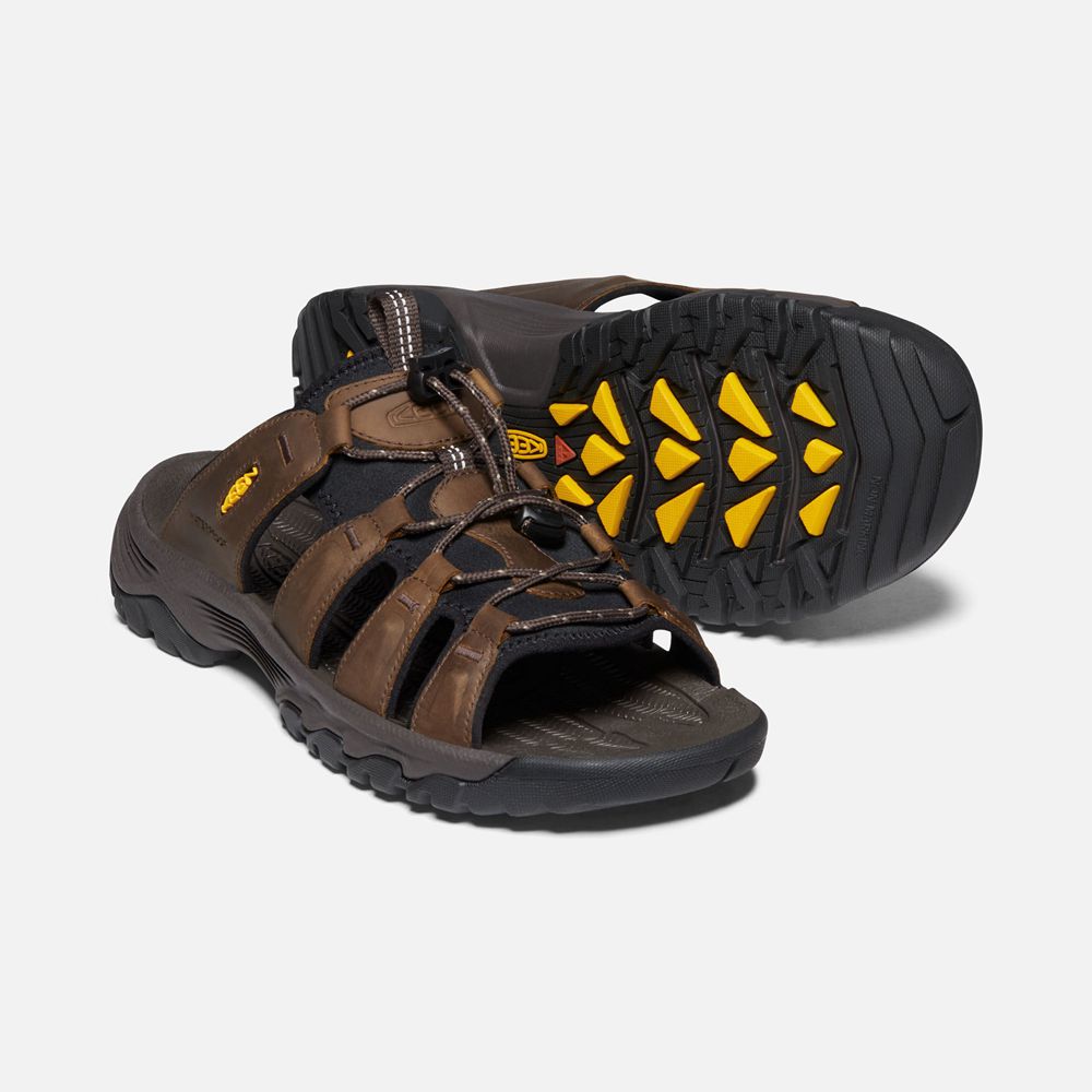 Keen Sandaal Heren Bruin/Zwart - Targhee Iii Sandal - 59762-UWYV